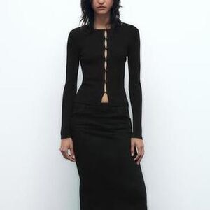 Zara Women's Black Cardigan